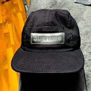 Supreme clear plastic bogo camp cap black